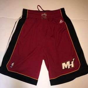 Miami Heat Adidas Basketball Shorts